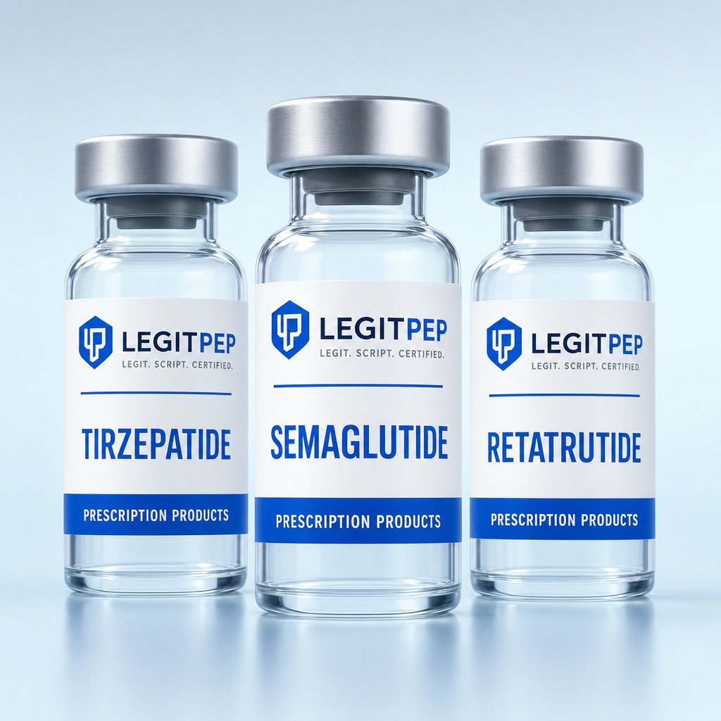 LegitPep prescription vials